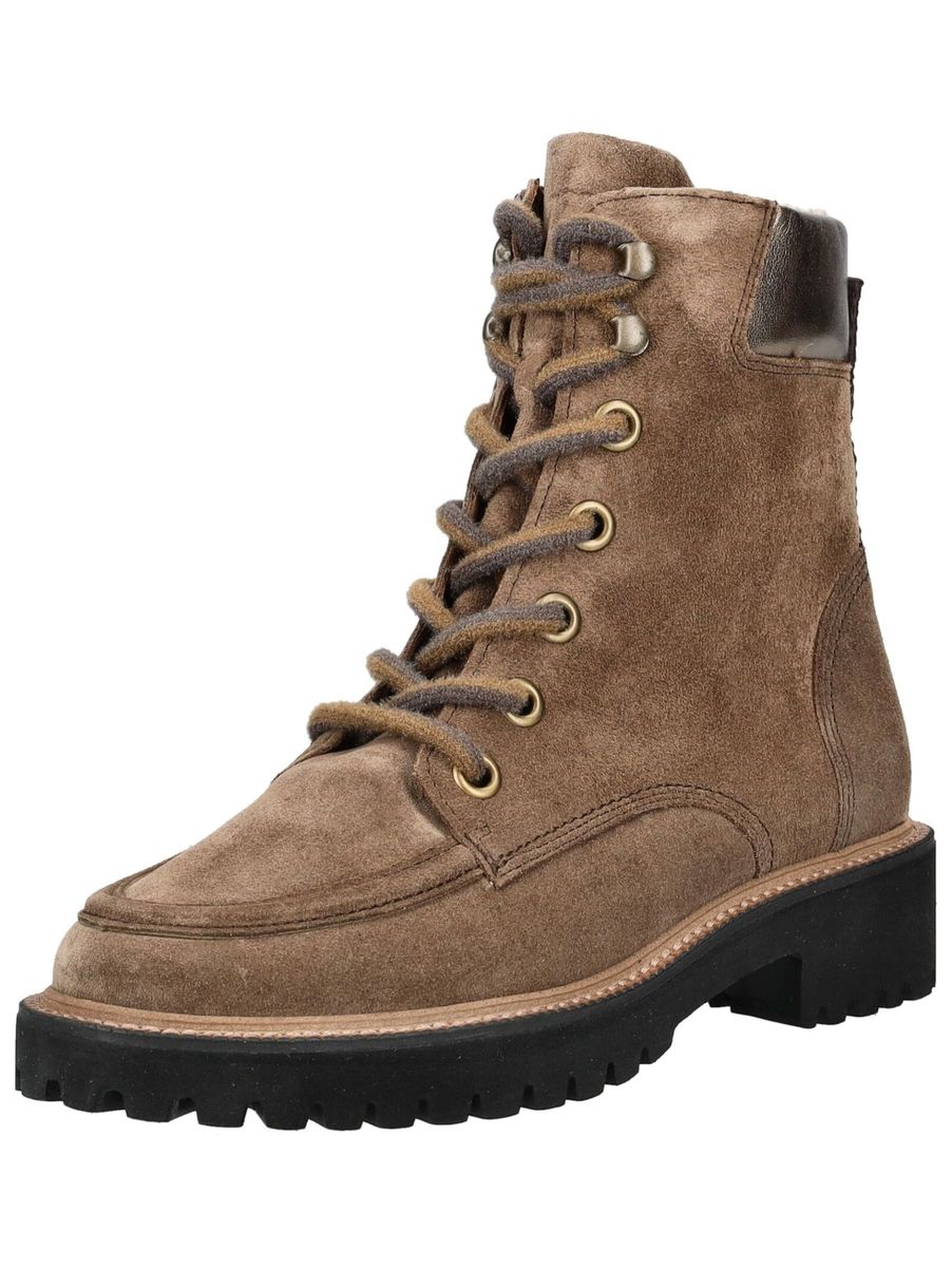 Robuste Veloursleder-Boots im Hiking-Stil