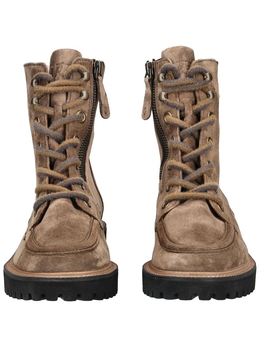 Robuste Veloursleder-Boots im Hiking-Stil