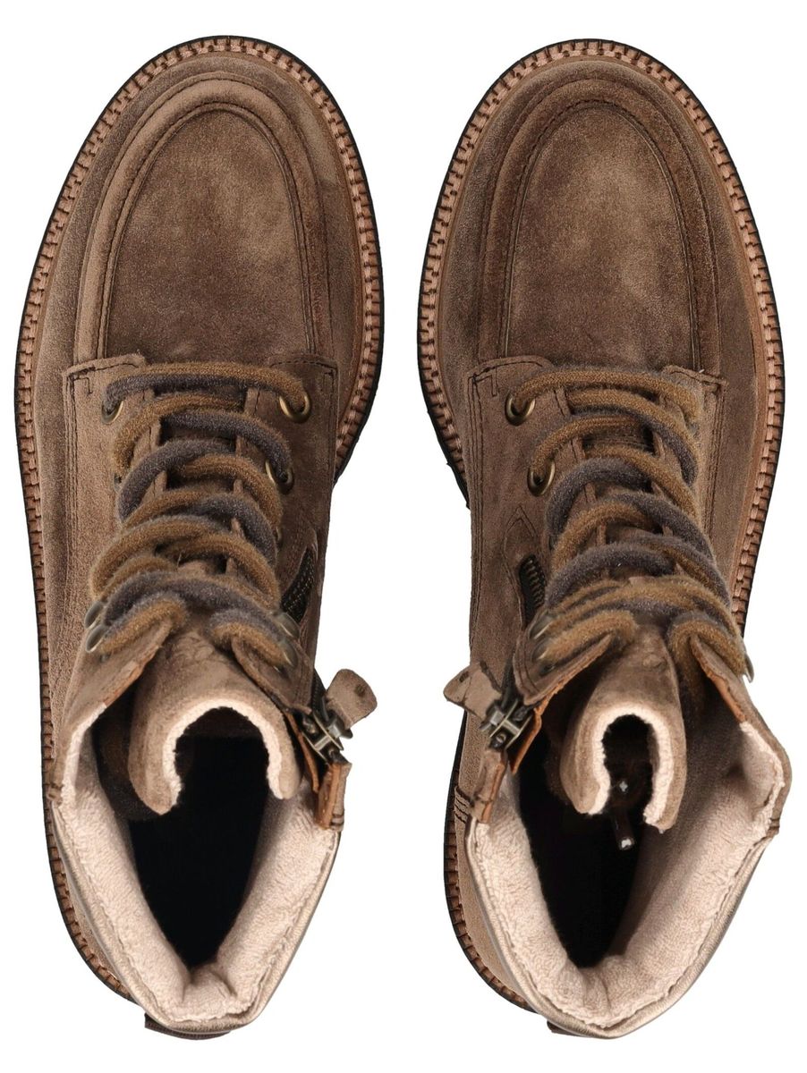 Robuste Veloursleder-Boots im Hiking-Stil