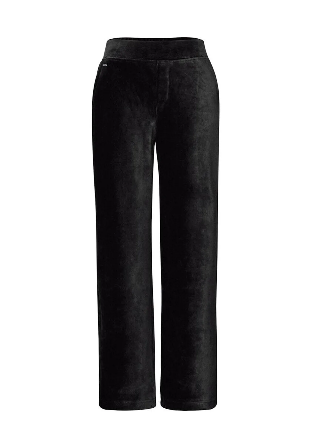 High-Waist Cordhose mit geradem Bein