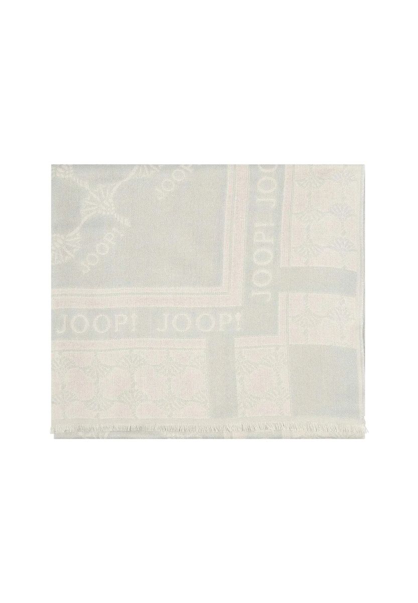 Eleganter Jacquard-Webschal mit Kornblumenmuster