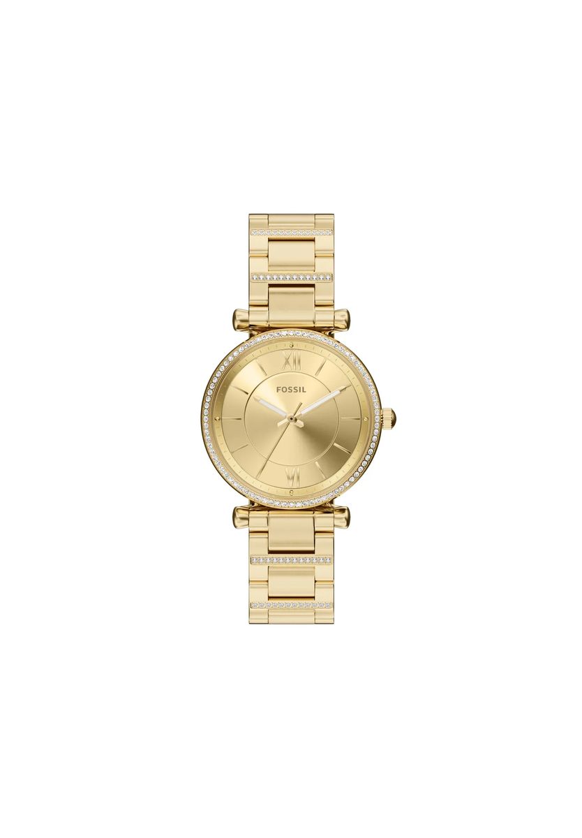Elegante kristallbesetzte Sonnenschliff-Uhr