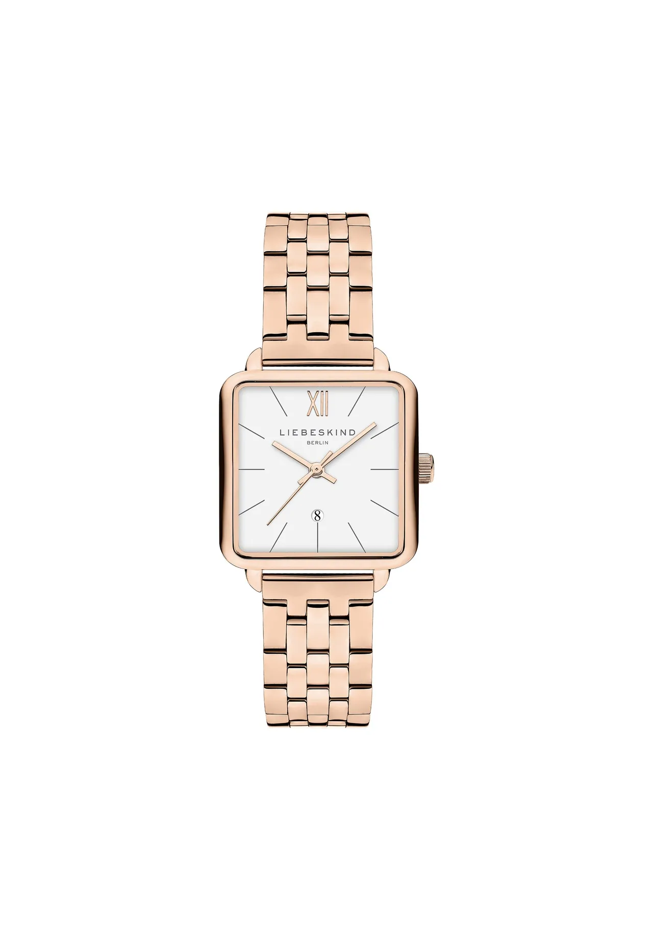 Quadratische Retro-Armbanduhr