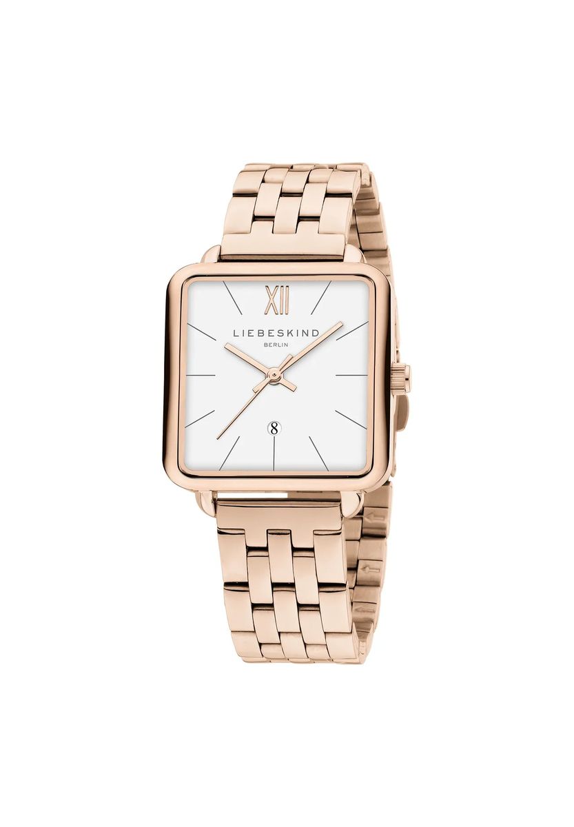 Quadratische Retro-Armbanduhr