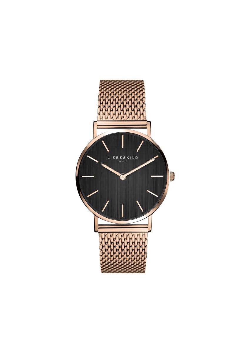 Elegante minimalistische Mesh-Armbanduhr