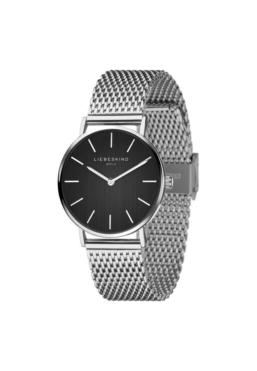 Minimalistische Mesh-Armbanduhr
