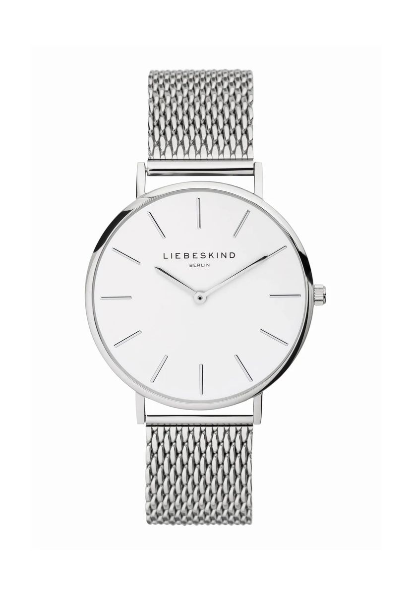 Minimalistische Mesh-Armbanduhr