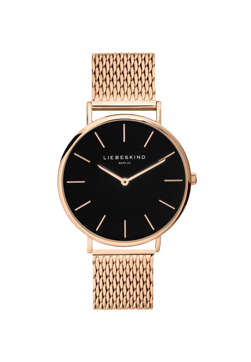 Minimalistische Mesh-Armbanduhr