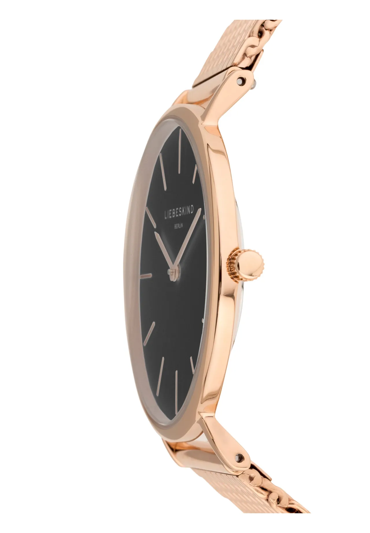 Minimalistische Mesh-Armbanduhr
