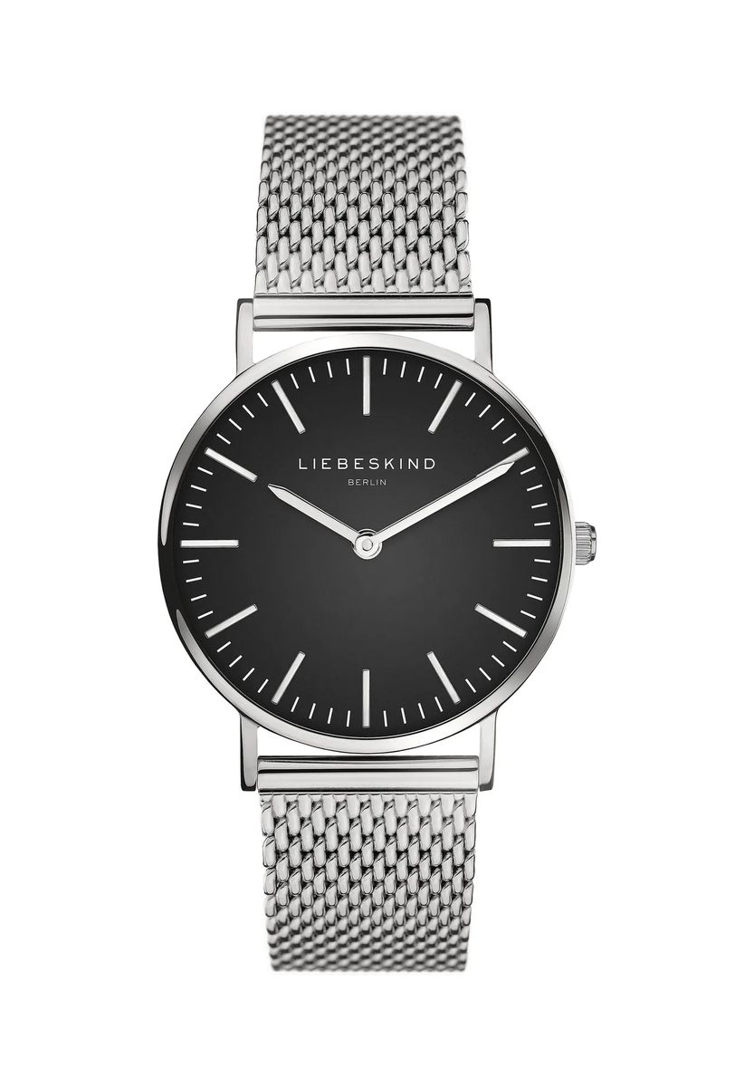 Minimalistische Armbanduhr mit Mesh-Armband