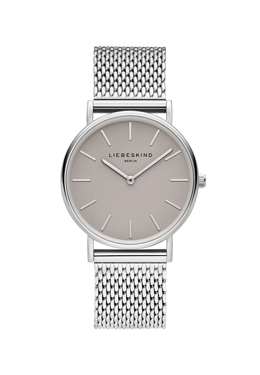 Minimalistische Mesh-Armbanduhr
