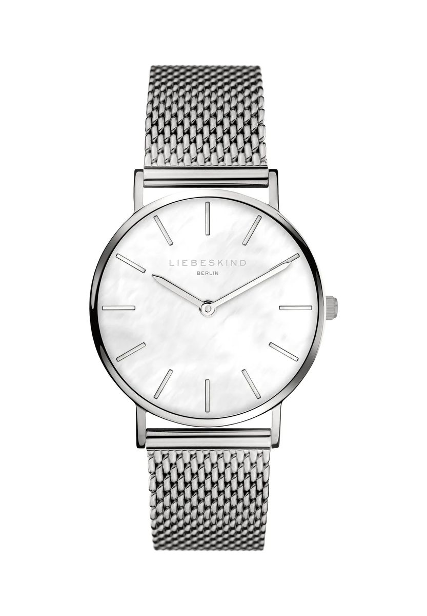 Elegante minimalistische Mesh-Armbanduhr