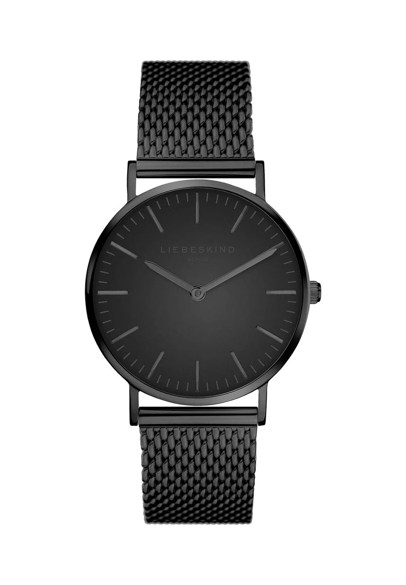 Minimalistische Armbanduhr mit Mesh-Armband