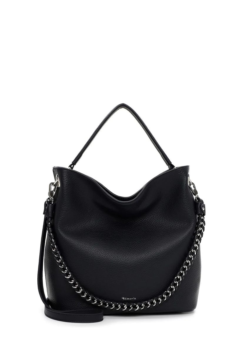 Strukturierte Hobo-Tasche mit Kette