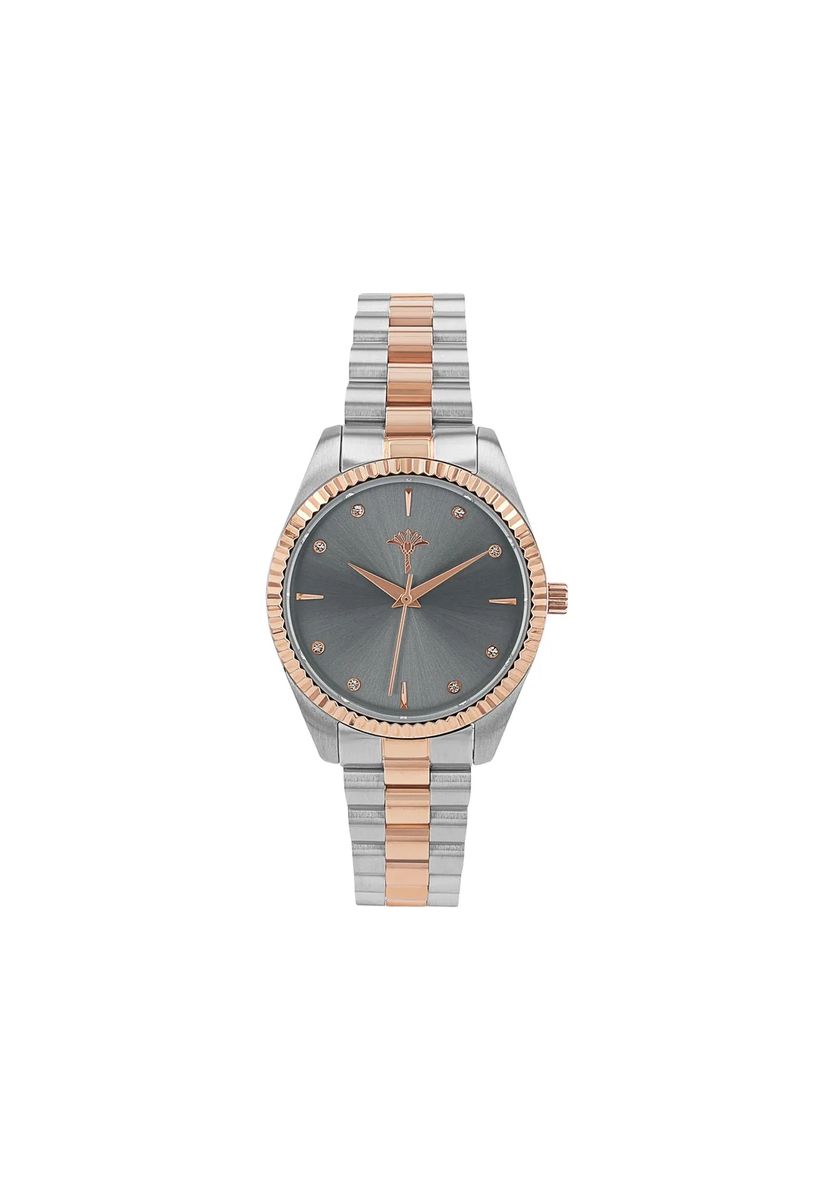 Elegante Bicolor-Quarzuhr