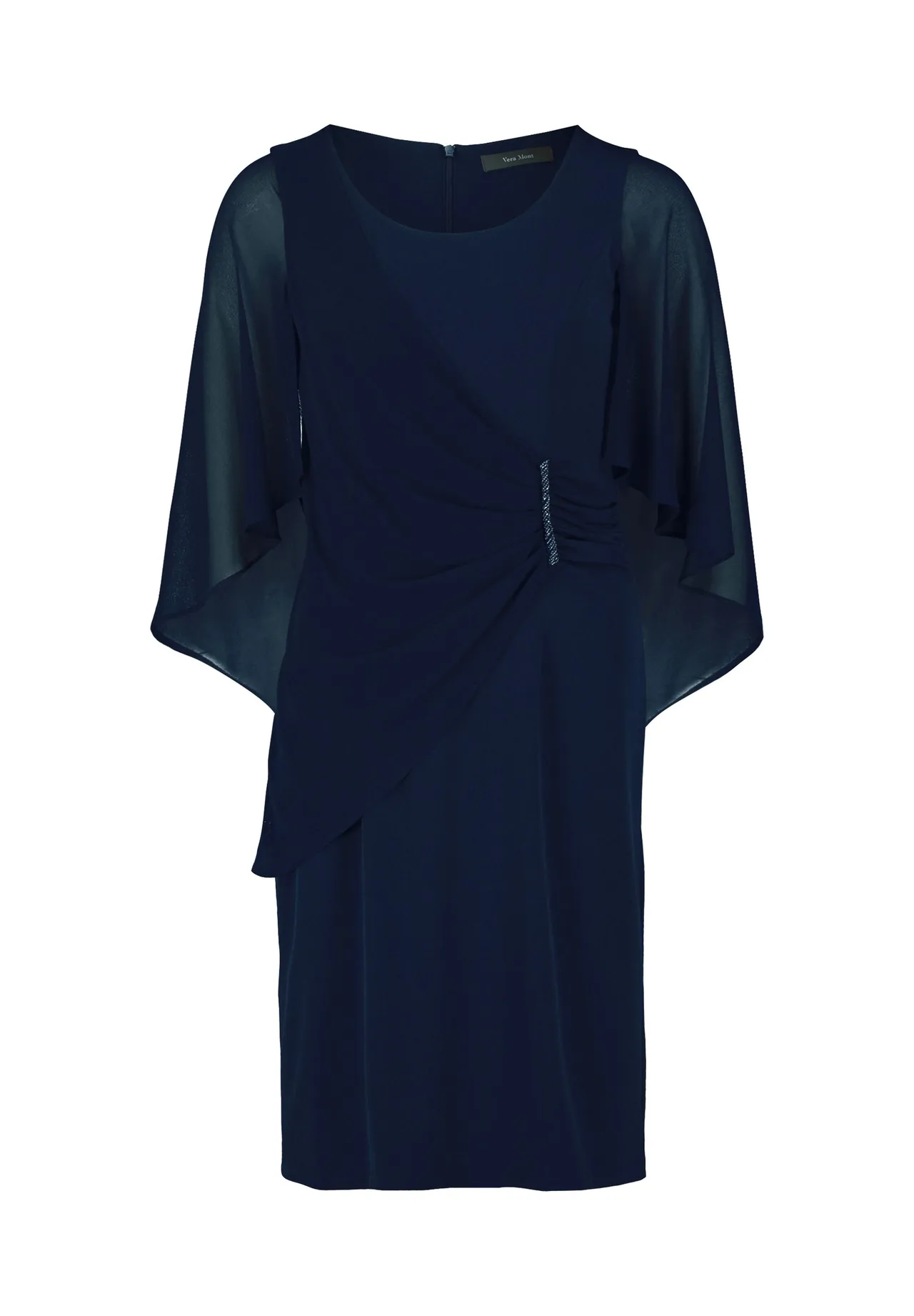 Elegantes Cocktailkleid mit Raffung