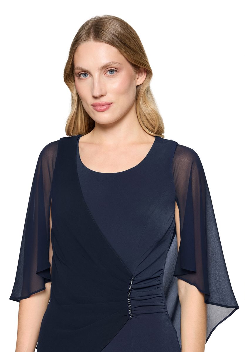 Elegantes Cocktailkleid mit Raffung