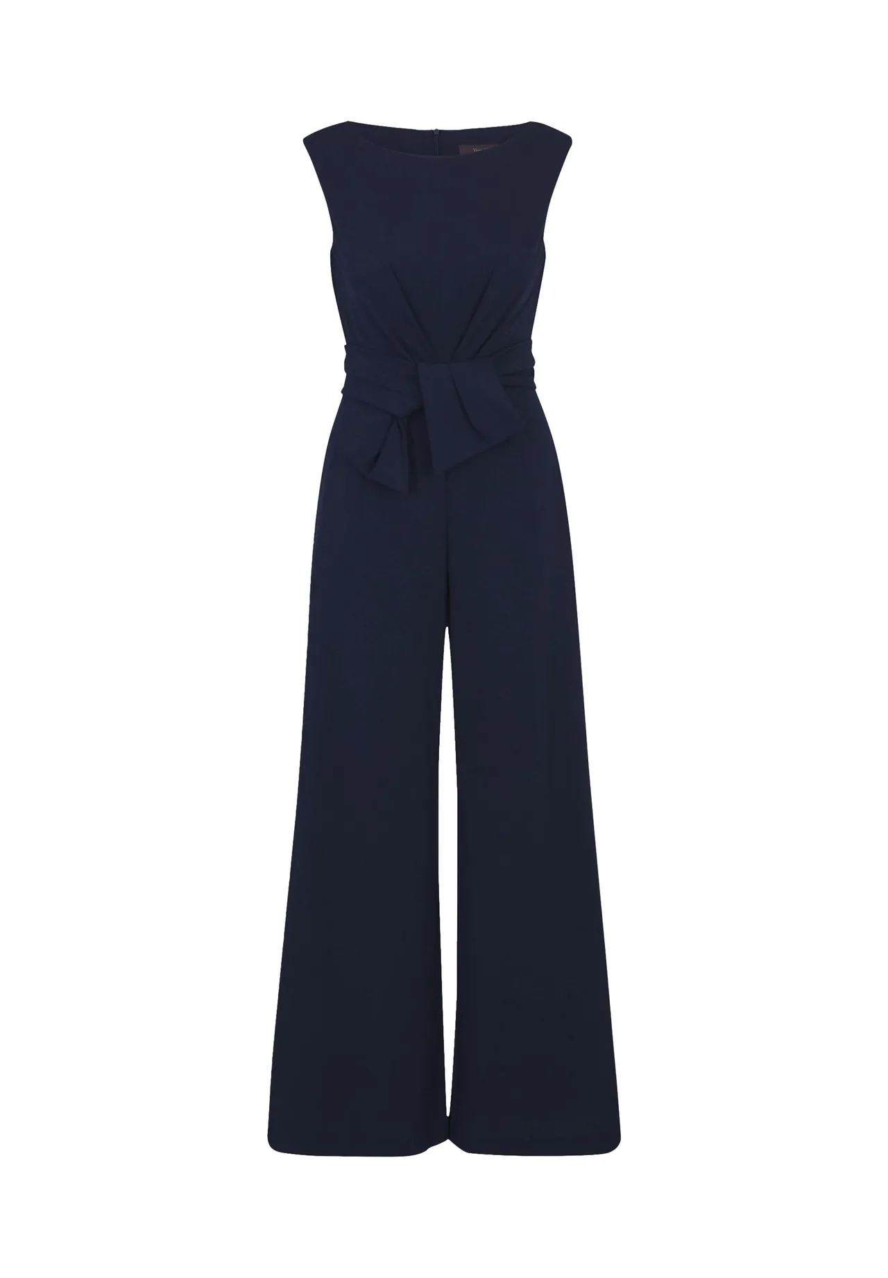 Eleganter ärmelloser Jumpsuit mit weitem Bein