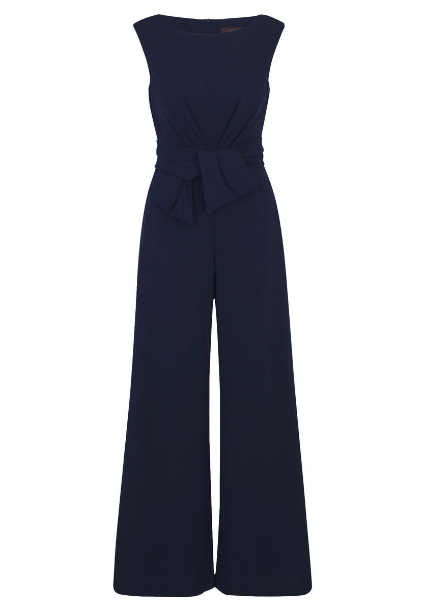 Eleganter ärmelloser Jumpsuit mit weitem Bein