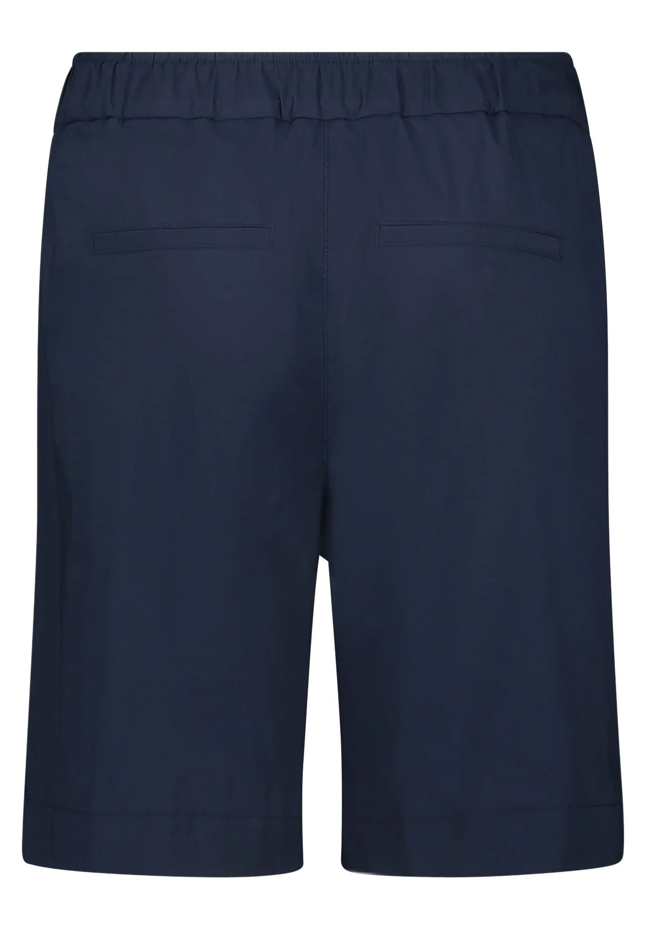 Gerade High-Waist Bermuda-Shorts