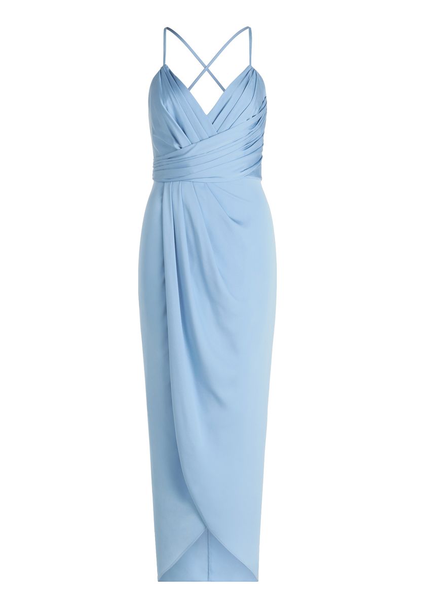 Elegantes Abendkleid mit Raffung
