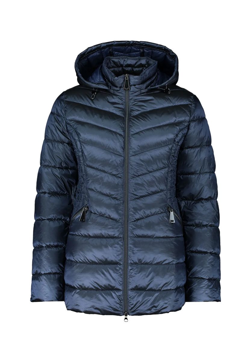 Gesteppte Outdoorjacke mit Kapuze