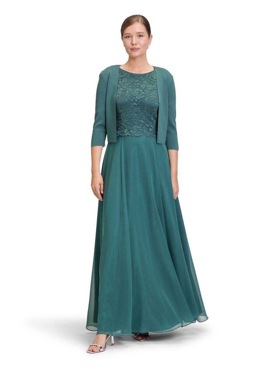 Schimmernder Feinstrick-Bolero mit Armschlitz