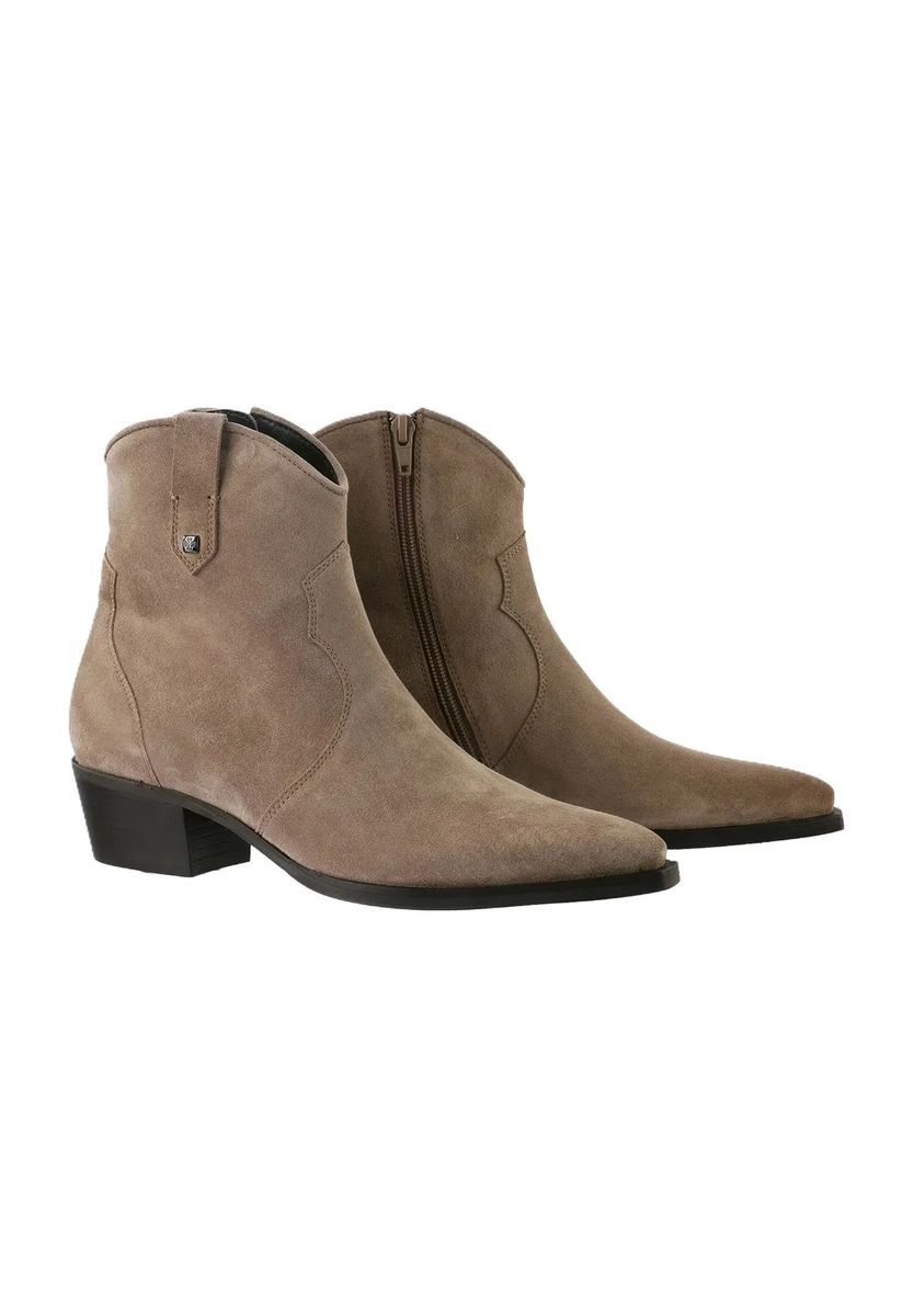 Western-Stiefeletten aus Wildleder