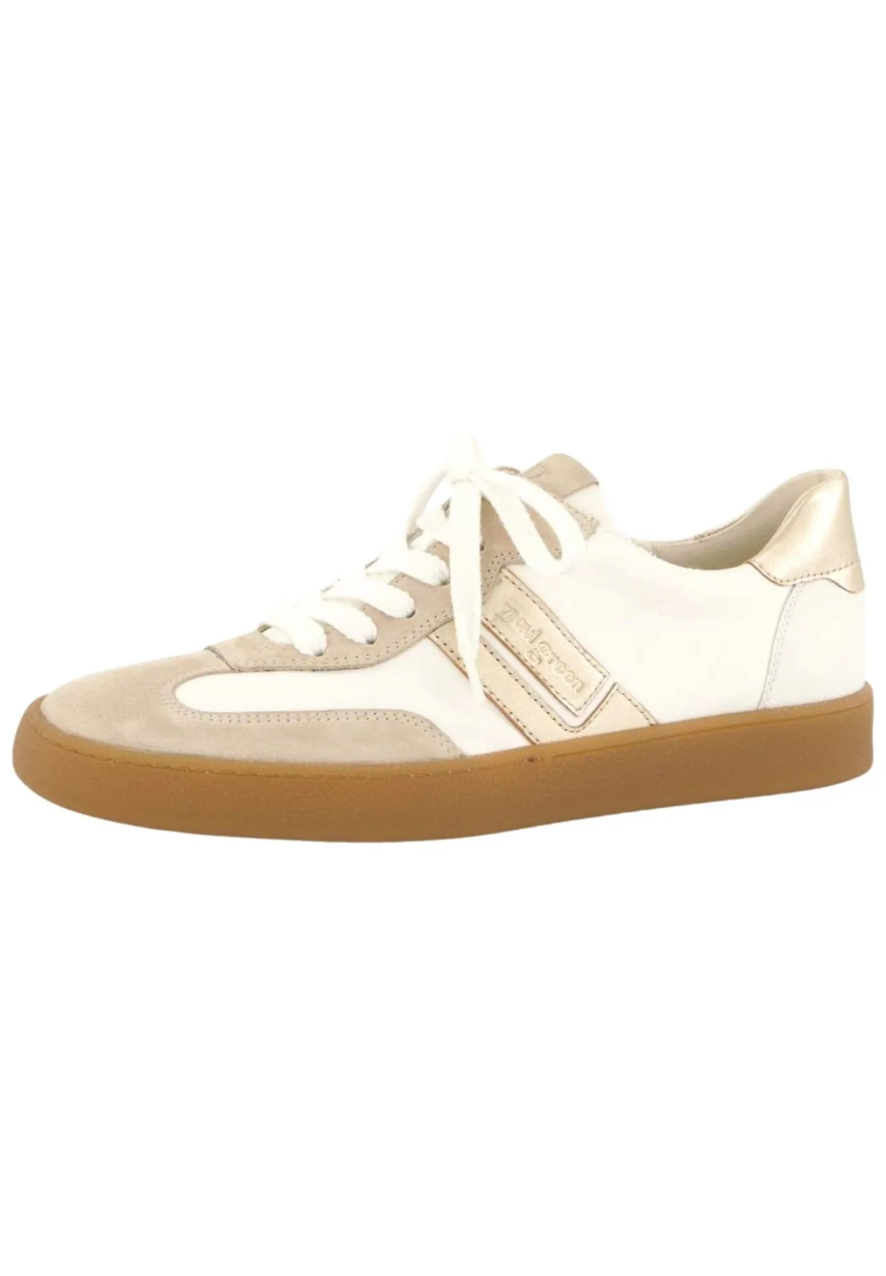 Leder-Sneaker mit Gummisohle