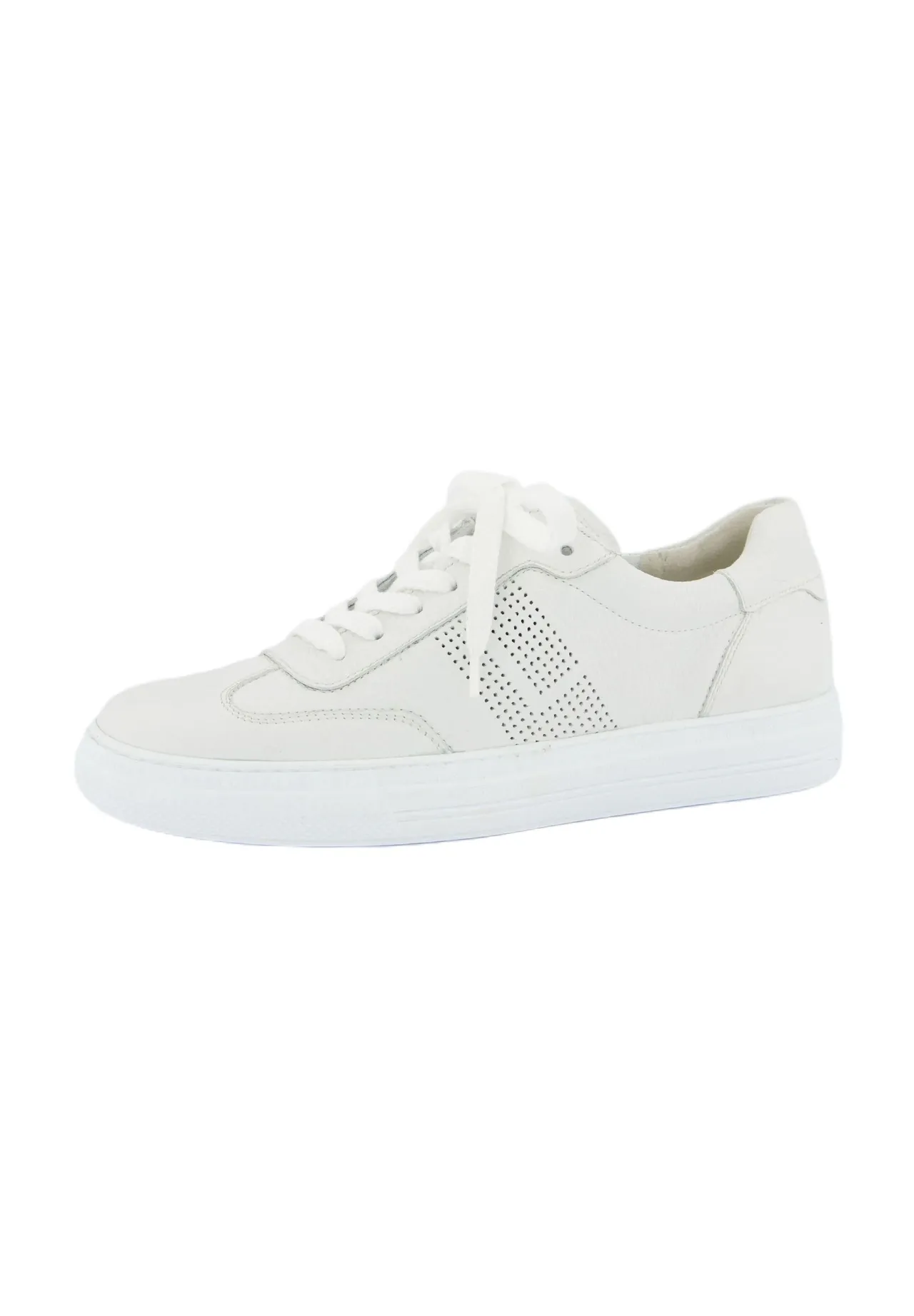 Minimalistische Perforierte Leder Sneaker