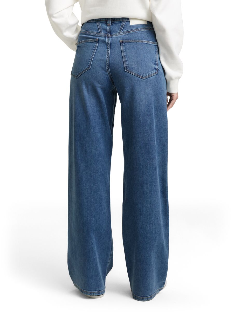 Weit geschnittene High Waist Jeans