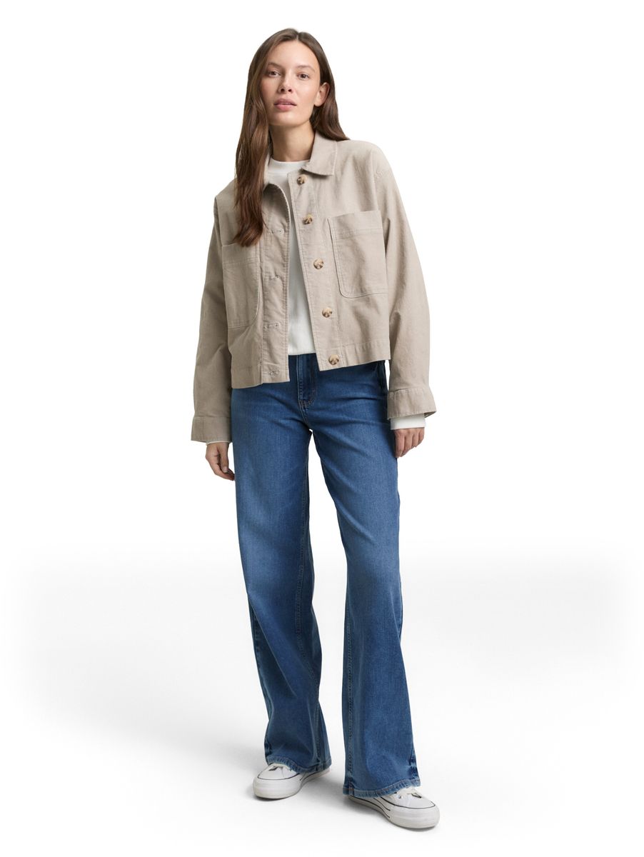 Weit geschnittene High Waist Jeans