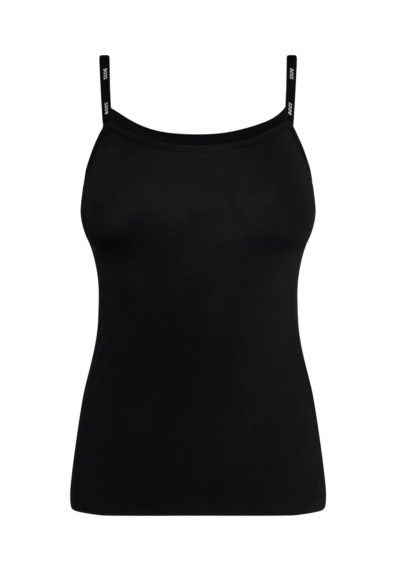 Weiches Stretch-Top mit Logo-Trägern