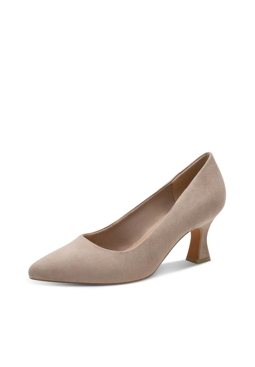 Spitze Pumps mit Trichterabsatz