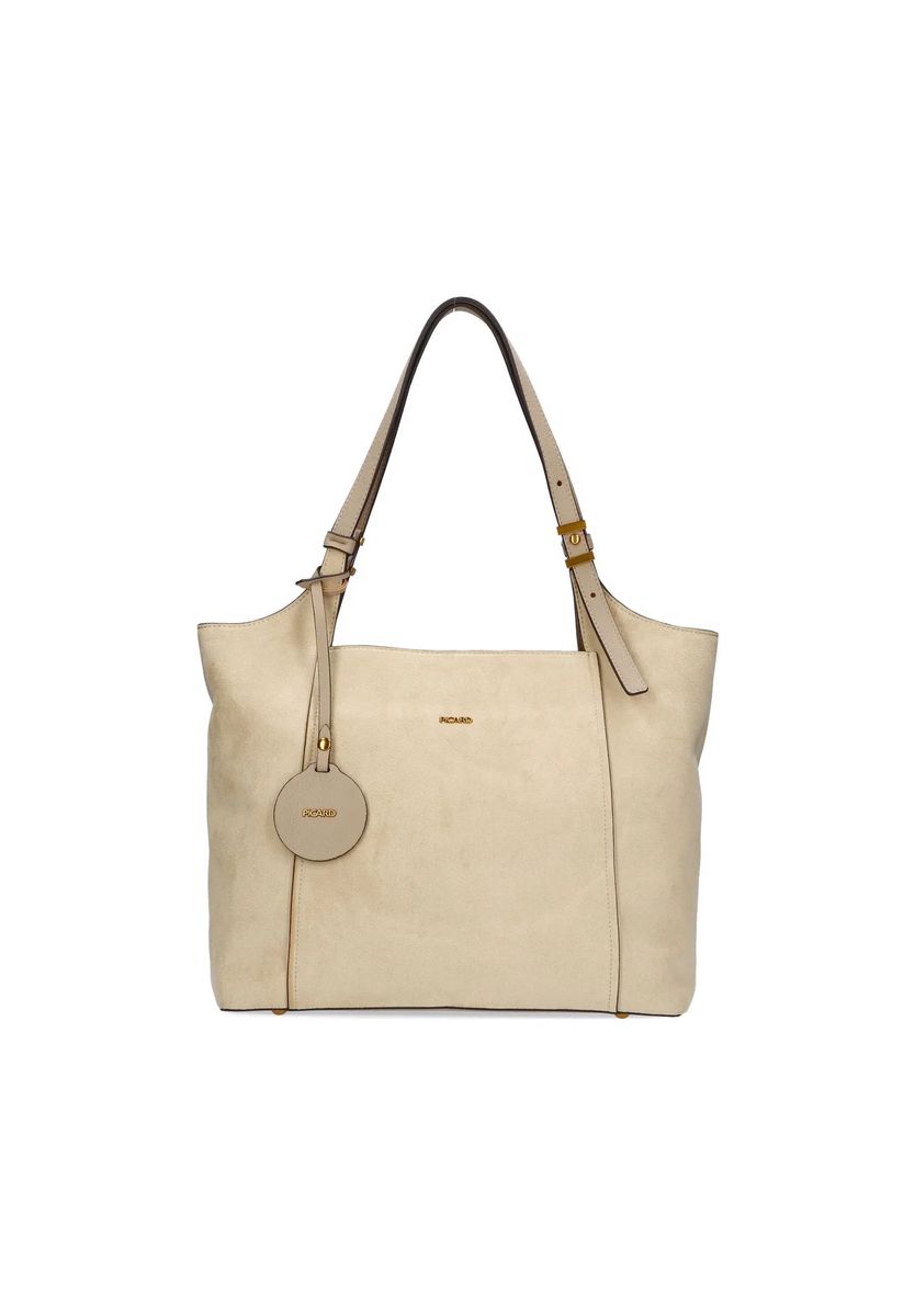 Eleganter Shopper in Wildlederoptik