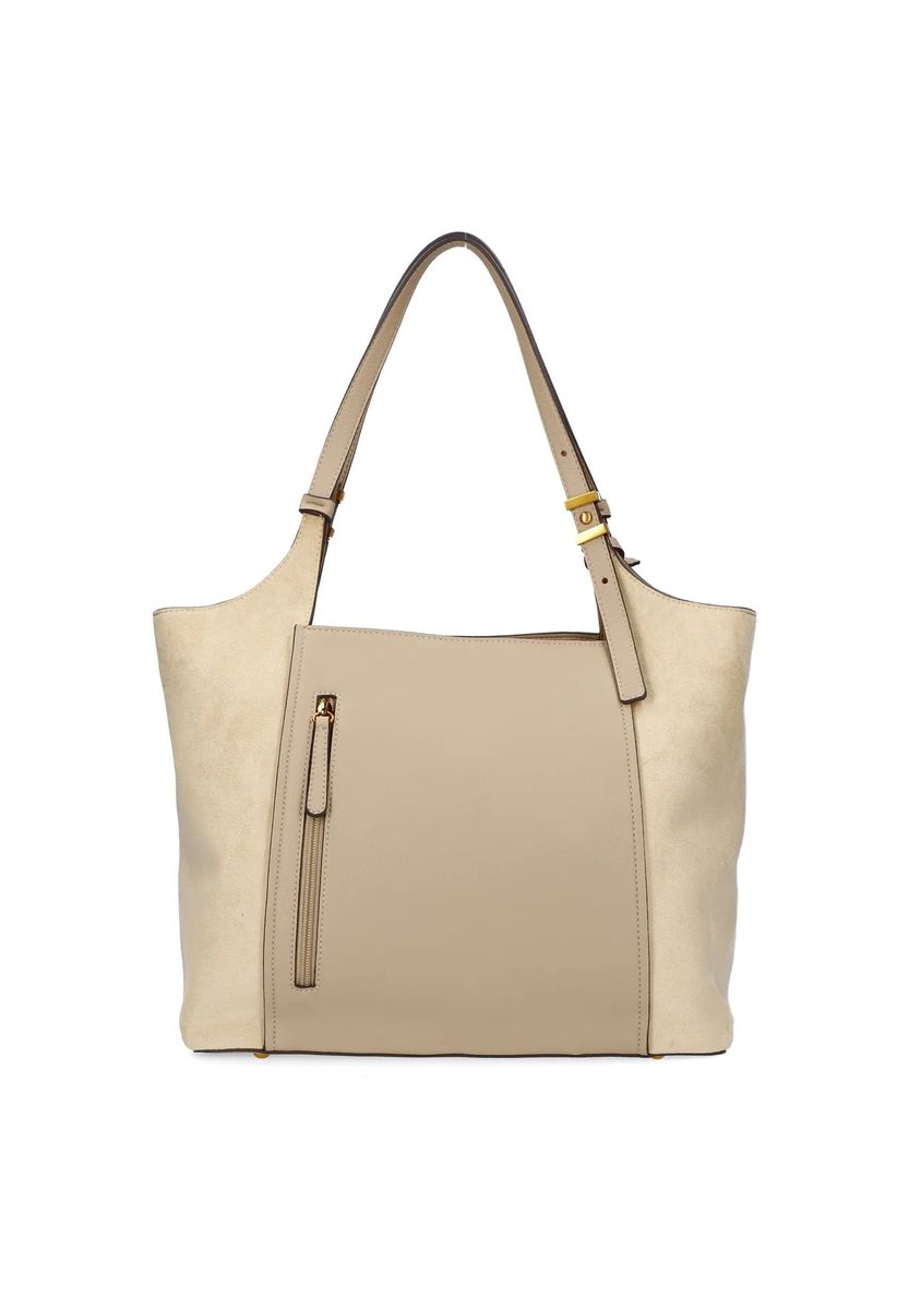 Eleganter Shopper in Wildlederoptik