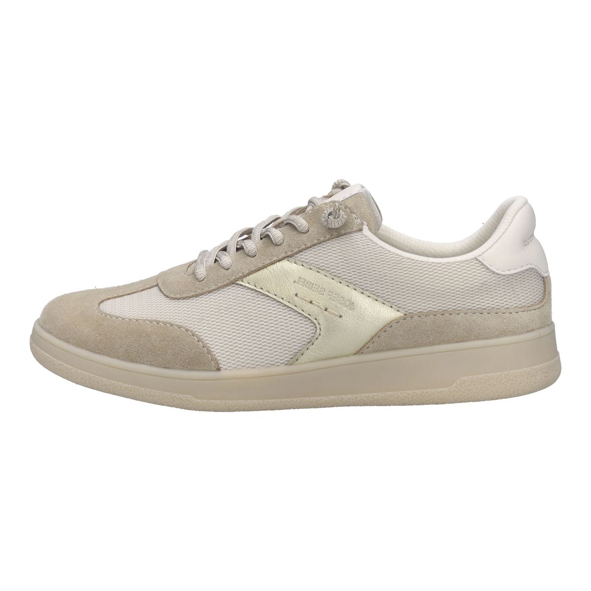 Mixed-Material Sneaker mit Akzenten