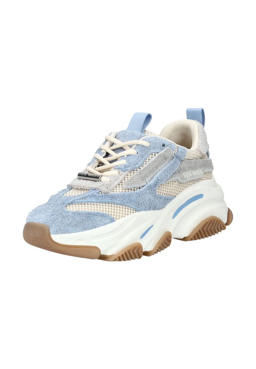 Chunky Mesh-Sneaker mit Plateausohle