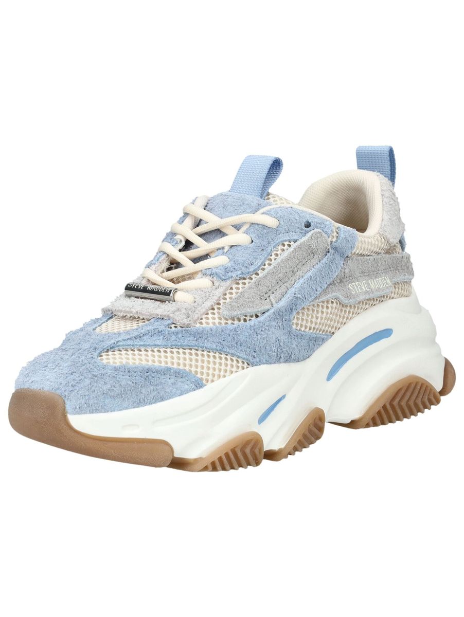 Chunky Mesh-Sneaker mit Plateausohle