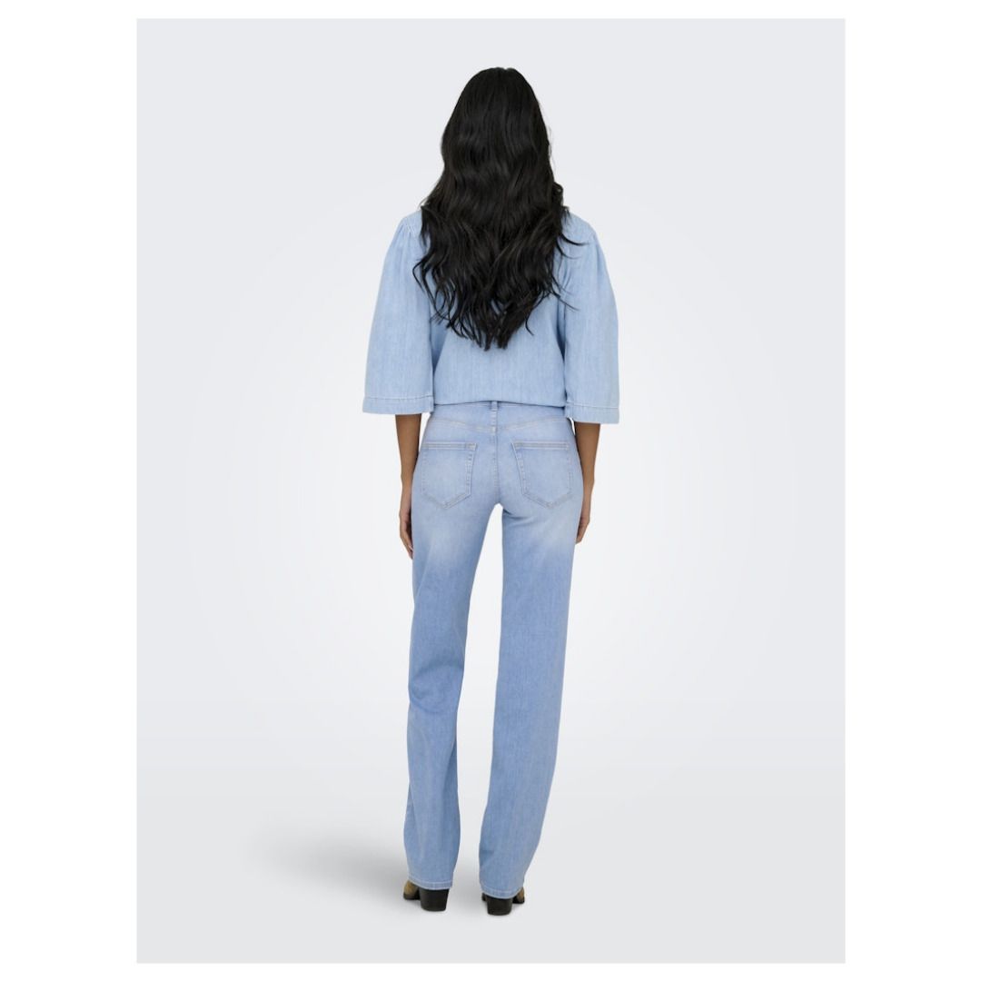Gerade Jeans mit mittlerer Leibhöhe