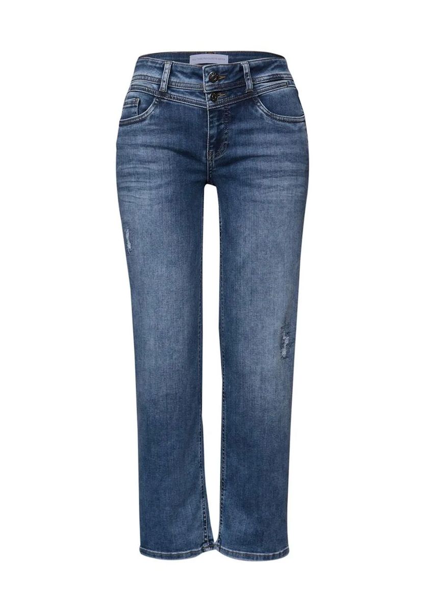 Straight-Leg Jeans im Distressed-Look
