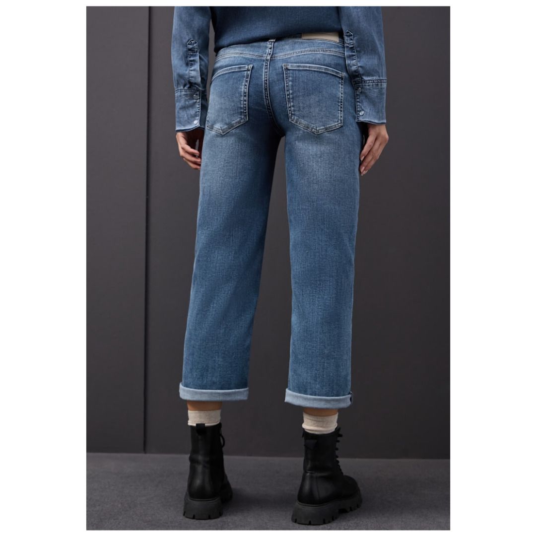Straight-Leg Jeans im Distressed-Look