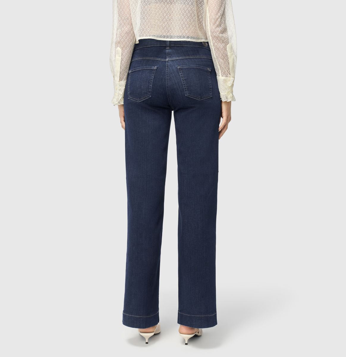 High-Waist Wide-Leg Shaping-Jeans
