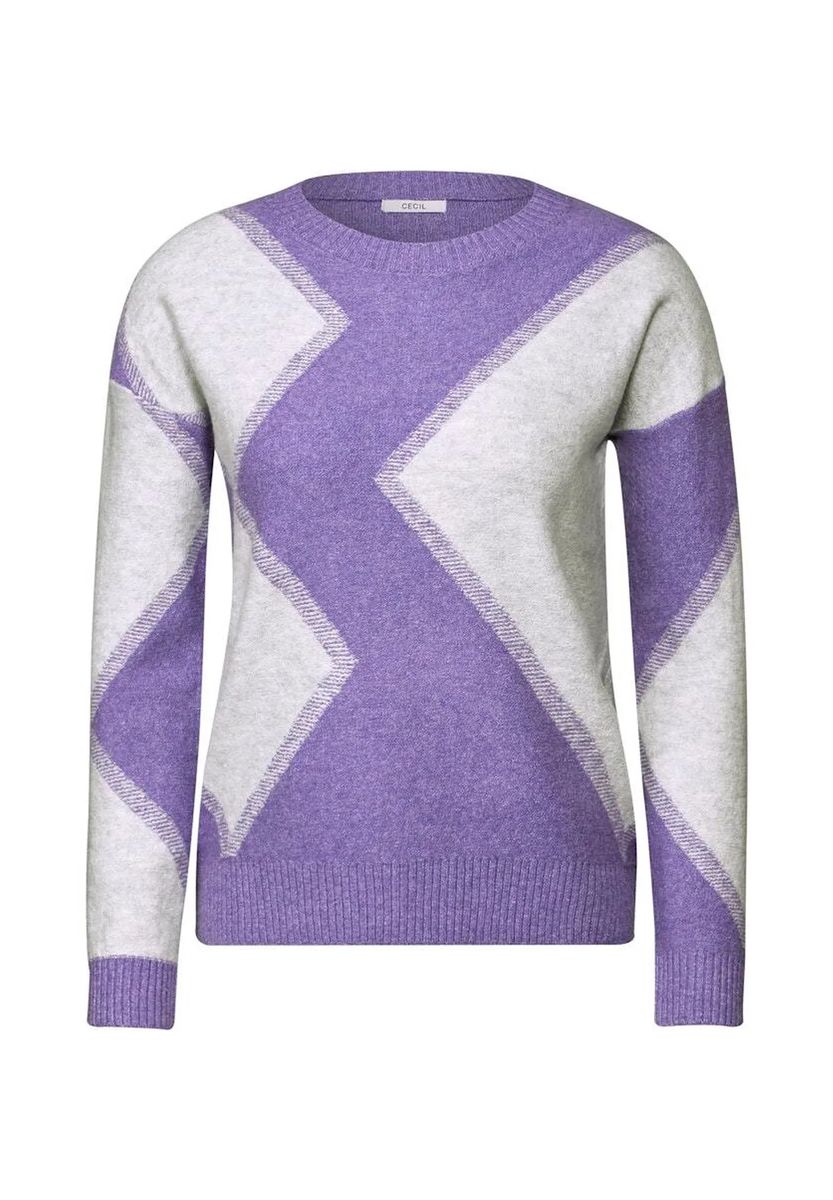 Pullover mit geometrischem Muster