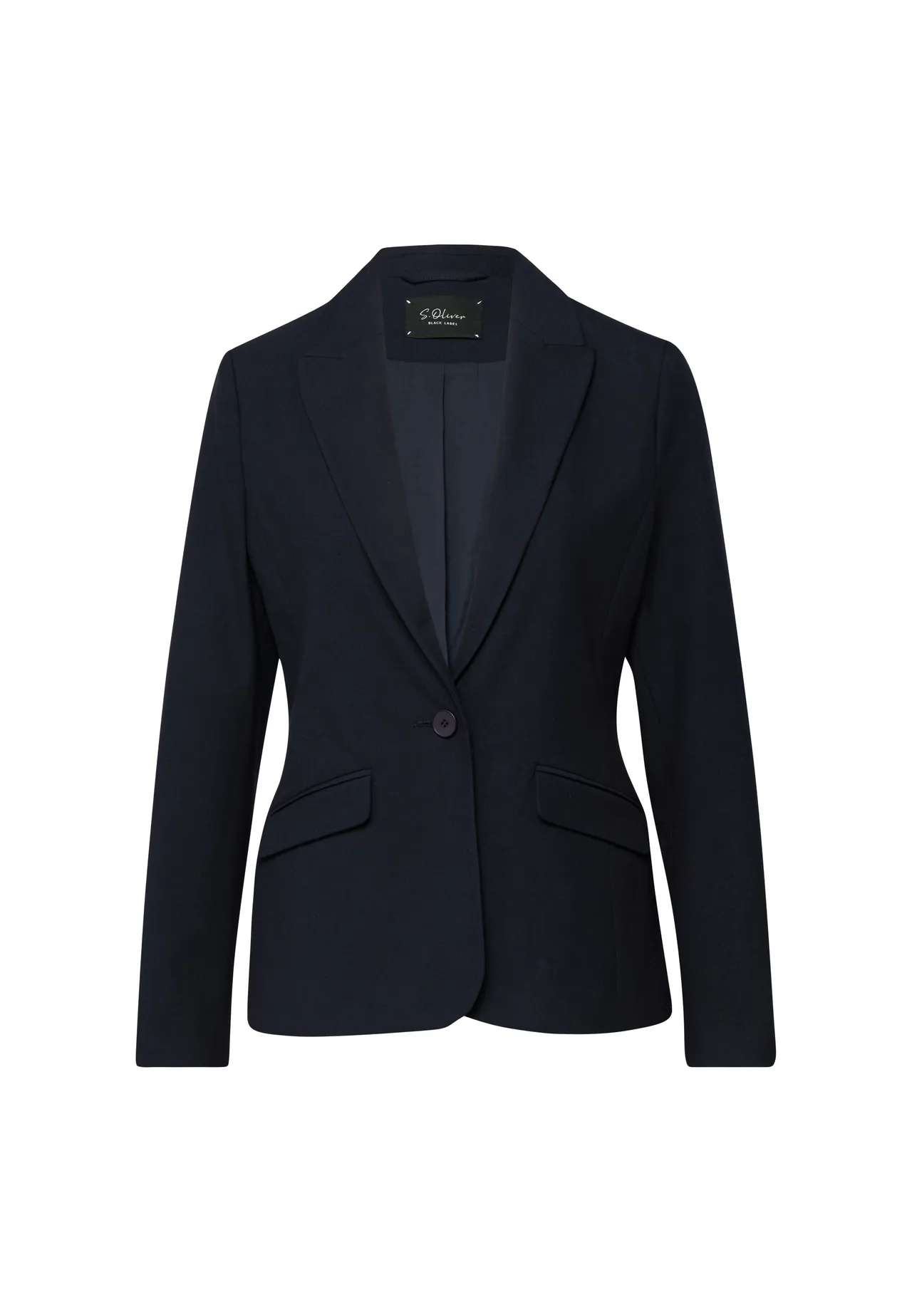 Slim-Fit-Blazer mit Reverskragen