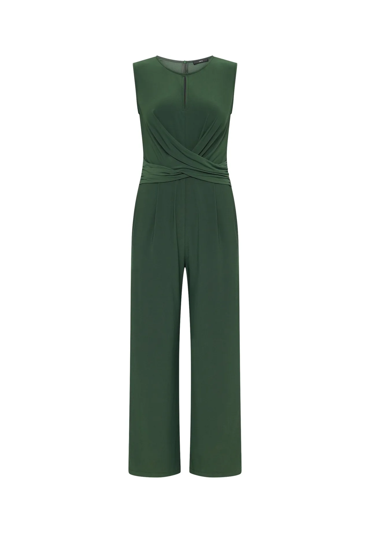 Ärmelloser Jumpsuit mit weitem Bein