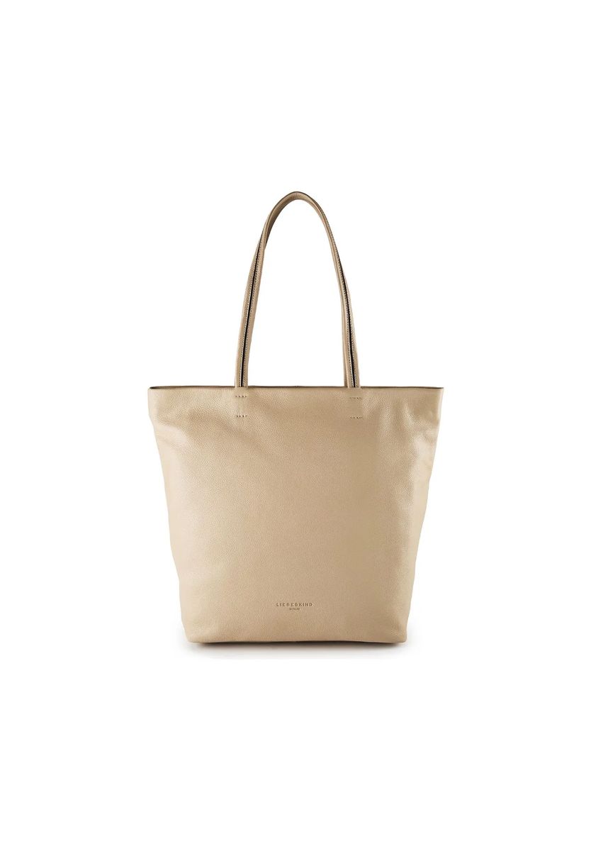 Großer Shopper aus genarbtem Leder