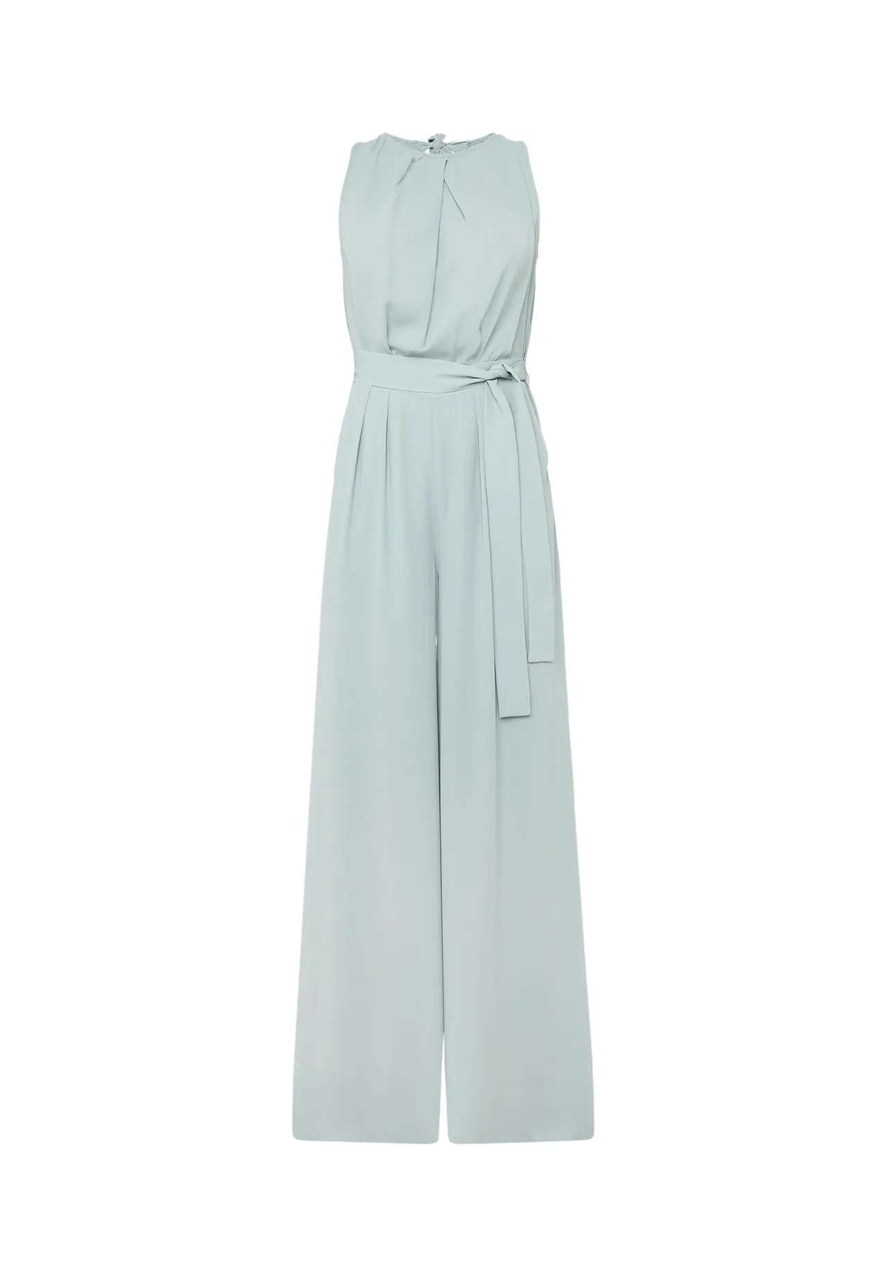 Eleganter ärmelloser Jumpsuit mit weitem Bein