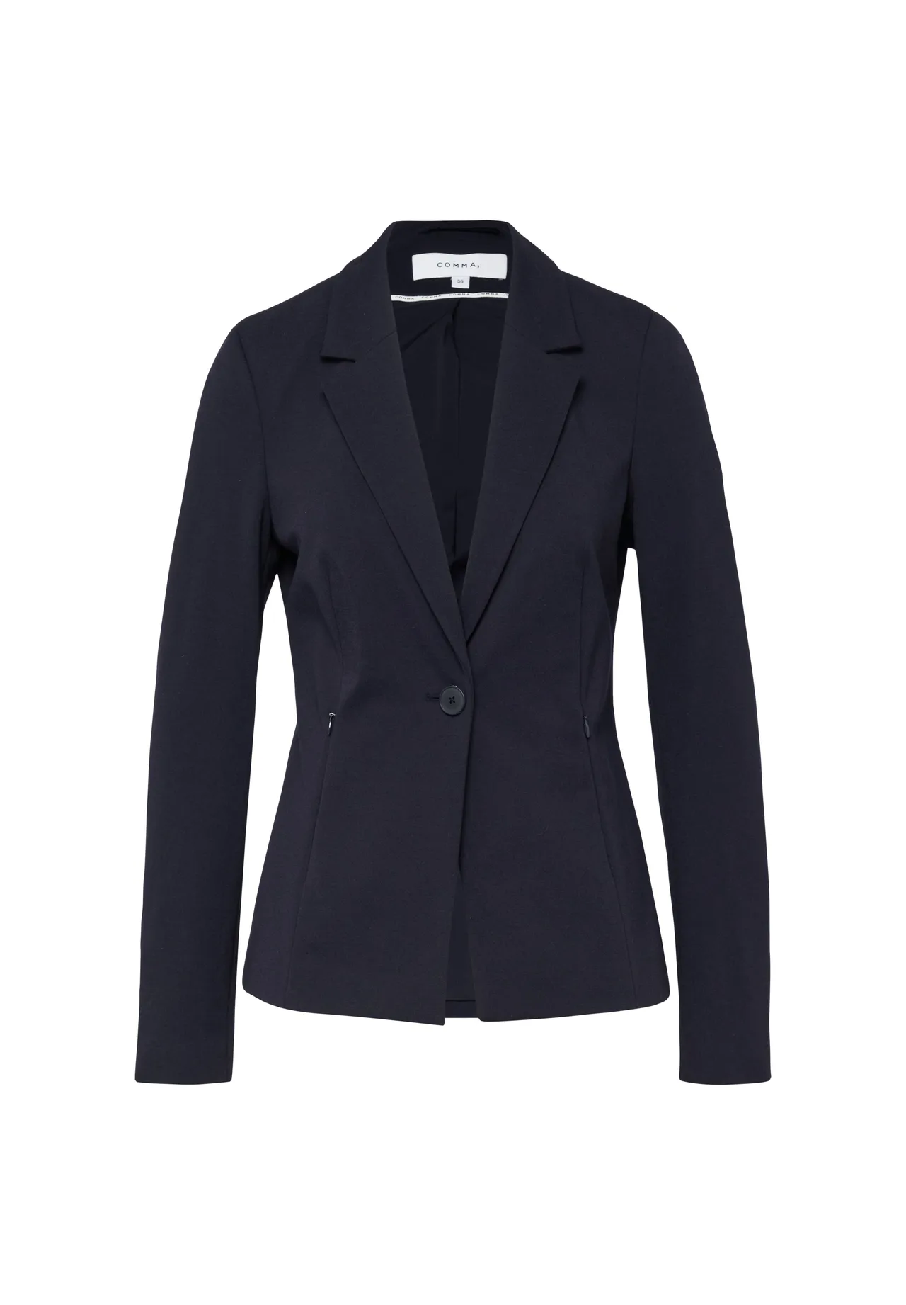 Taillierter Jersey-Blazer mit Reverskragen