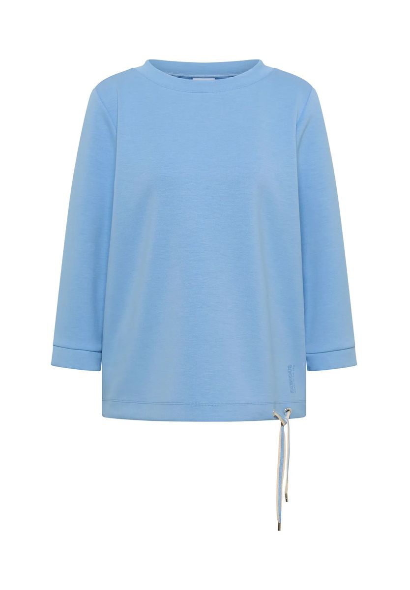 Soft-Touch-Shirt mit U-Boot-Ausschnitt